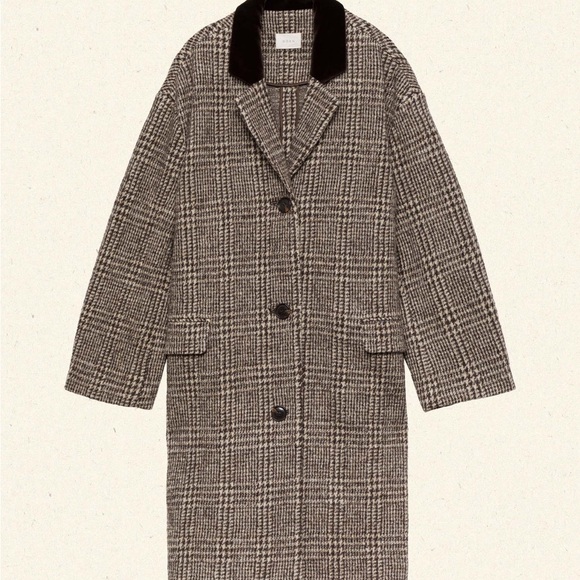 Doen Jackets & Blazers - DOEN DOVER COAT IN LASCELLE HOUNDSTOOTH CHECK